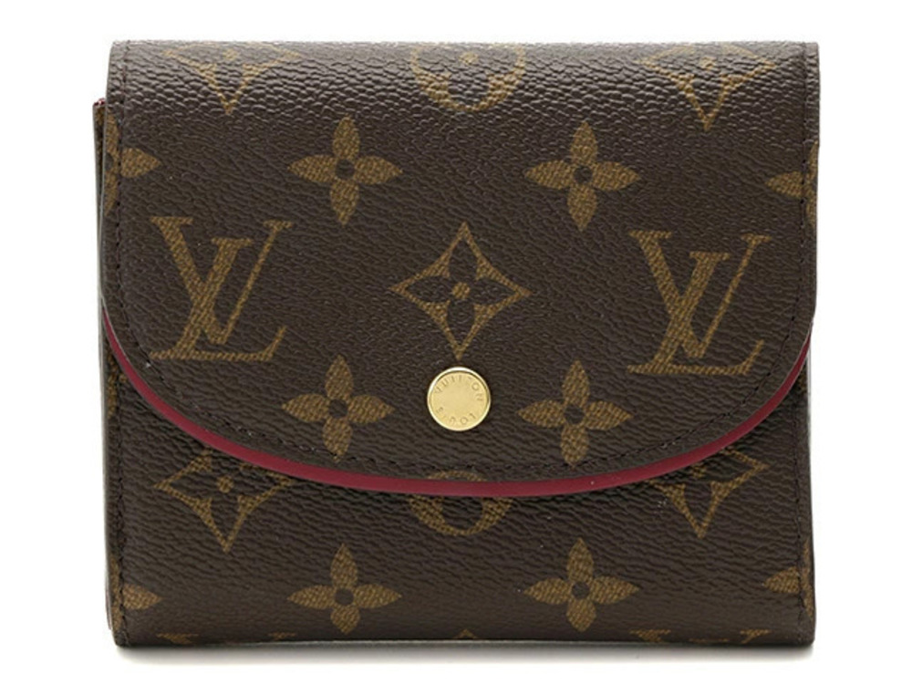 LOUIS VUITTON Bi fold Wallet Portefeuille Ariane Monogram Fuschia Pink